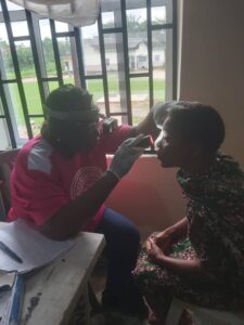 Eye care medical outreach providing vision screening and treatment to community members.”